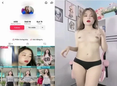 Đêm với em Tiktoker da trắng ngon cực phẩm